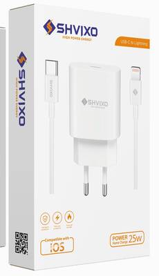 SHVİXO 25W USB-C TO LİGHTNİNG SET